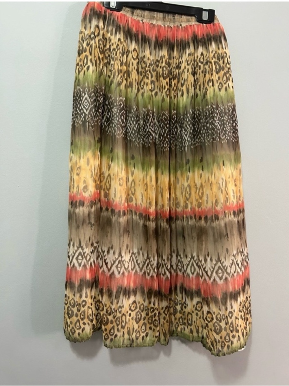 Alfred Dunner Multi-Color Pleated Skirt